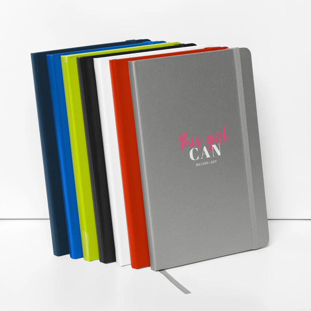 This Girl Can Hardcover bound notebook - JournalBook - stationary