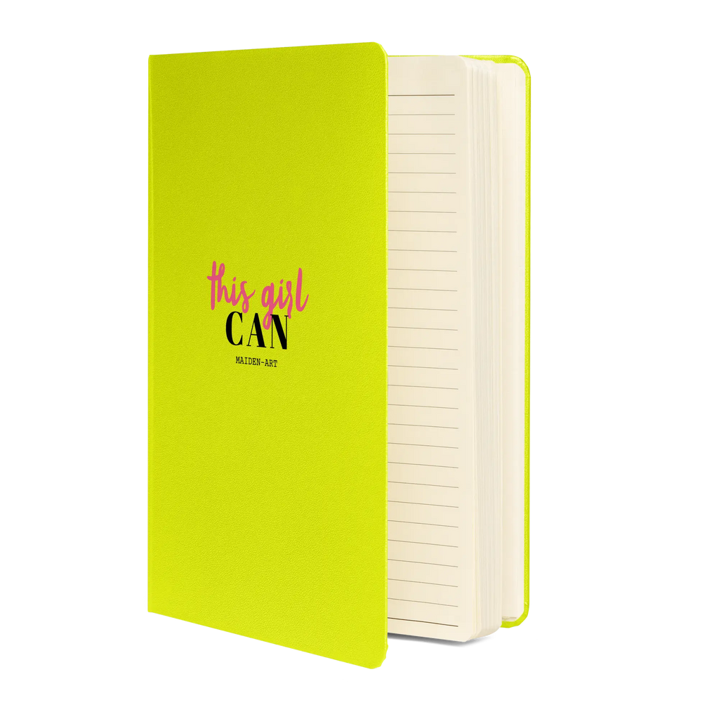 This Girl Can Hardcover bound notebook - JournalBook - stationery