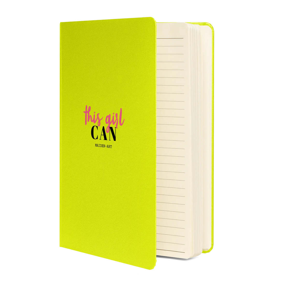 This Girl Can Hardcover bound notebook - JournalBook - stationery