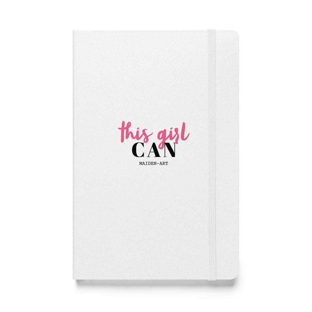 This Girl Can Hardcover bound notebook - JournalBook - stationery